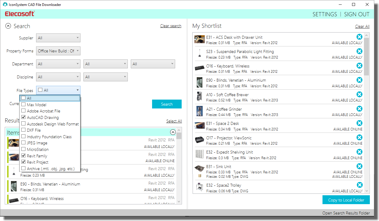 IconSystemCAD File Downloader